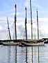 landscape travel image of sailboats, mast reflection, boats, vineyard haven, martha's vineyard, massachusetts, ma, USA, United States, U.S., by Diane Rose Photographs