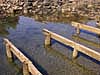 travel photo water dock abstract wood by Diane Rose Landscape Travel Photographs