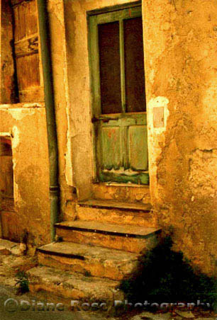 travel photo of doorway, Provence France, Europe by Diane Rose Photographs
